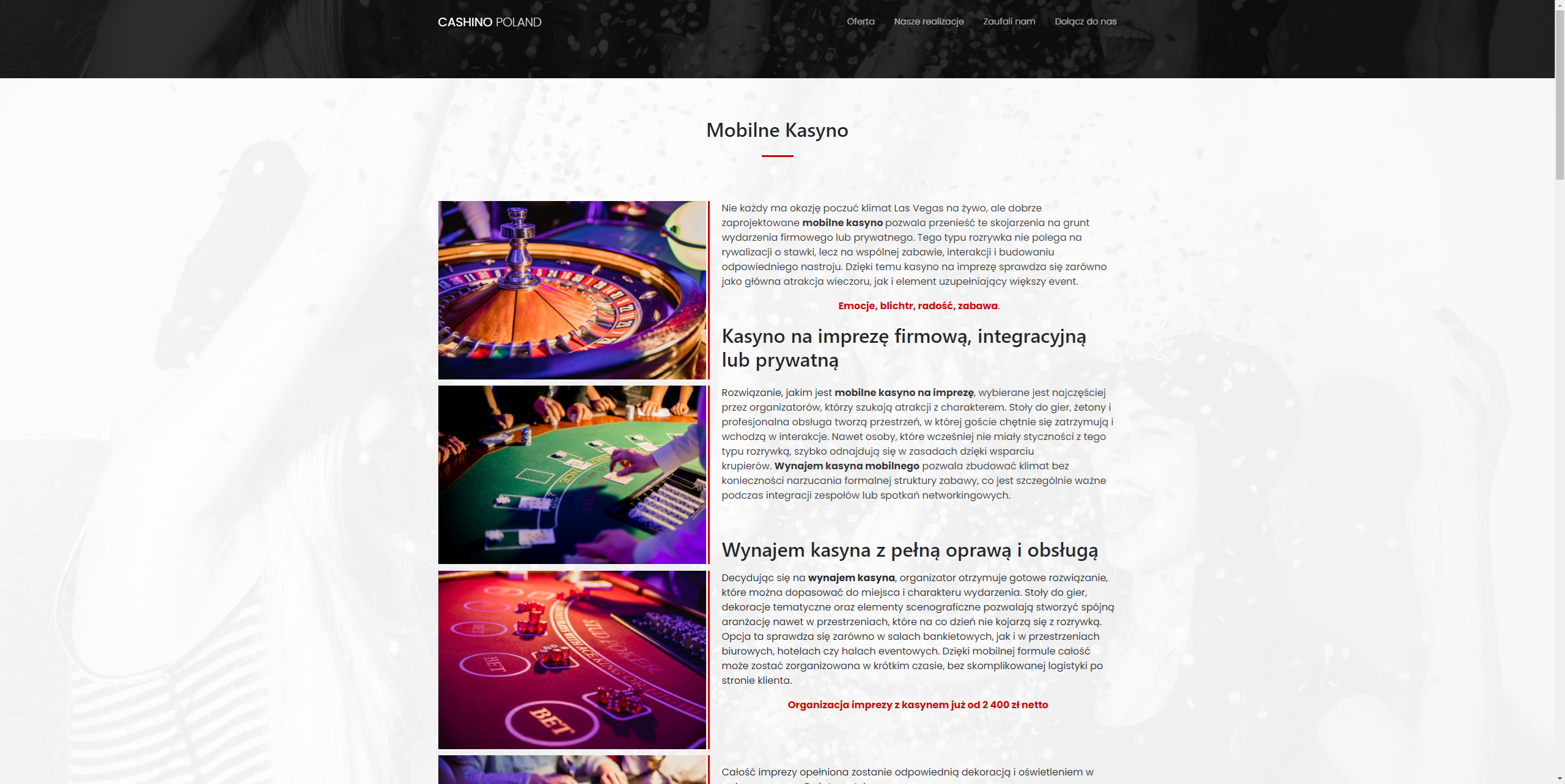 Niebanalny pomysł na event firmowy: mobilne kasyno z profesjonalnymi stołami i obsługą