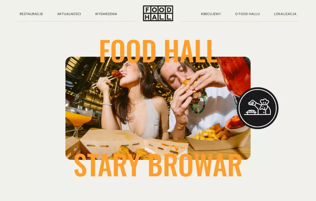 Food Hall Stary Browar - zrzut ekranu