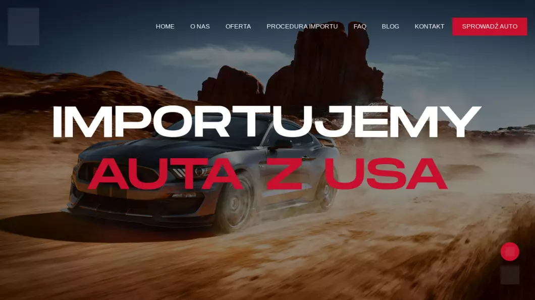 AMCars Import - zrzut ekranu