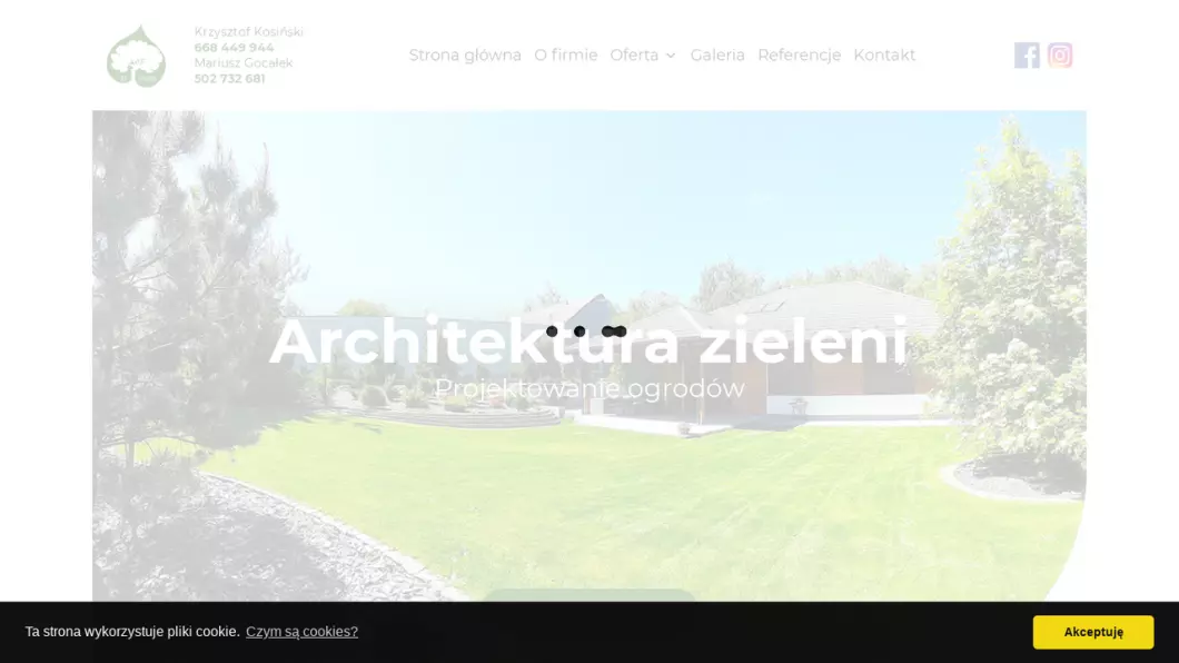 Projektowanie i zakładanie ogródów Łódź Art-GARDEN - zrzut ekranu